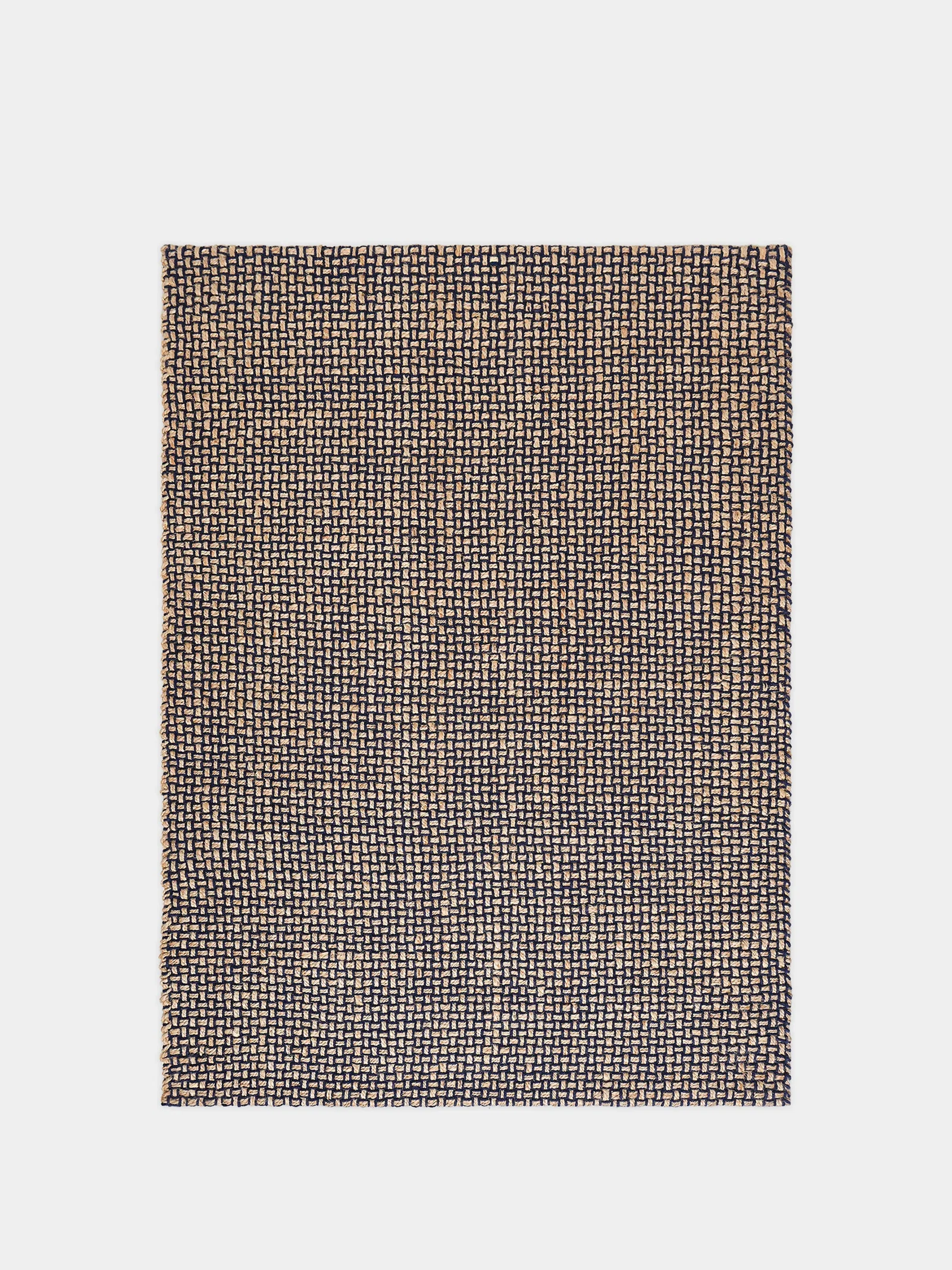 Image of Weave Rug | Blue Natural Jute