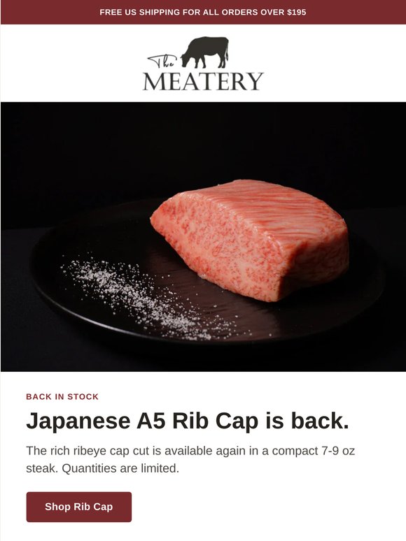 Rib Cap is back in stock