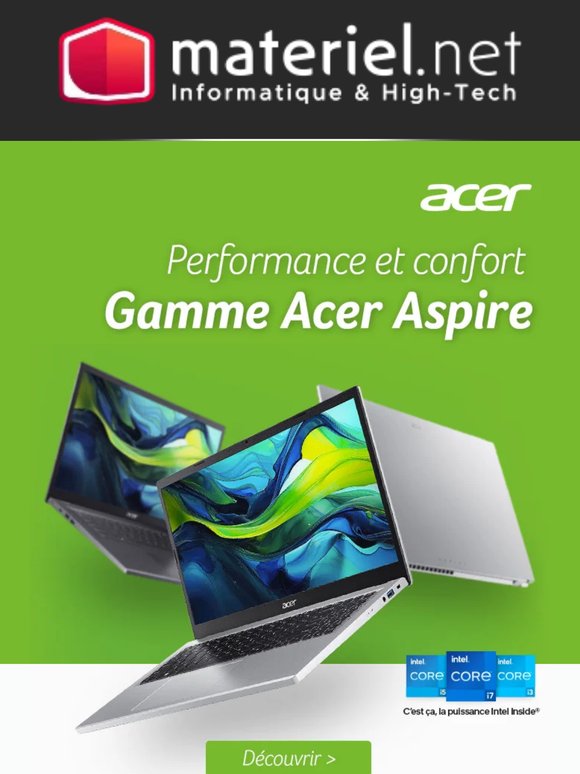 Découvrez la gamme Acer Aspire !