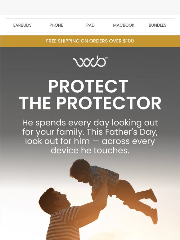 Dad protects everyone. Who's protecting him?