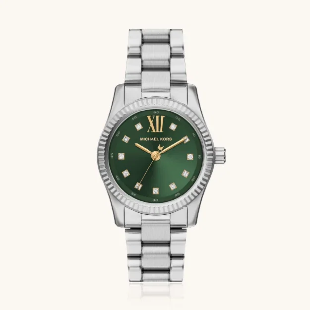 Michael Kors Lexington Silver Tone Watch