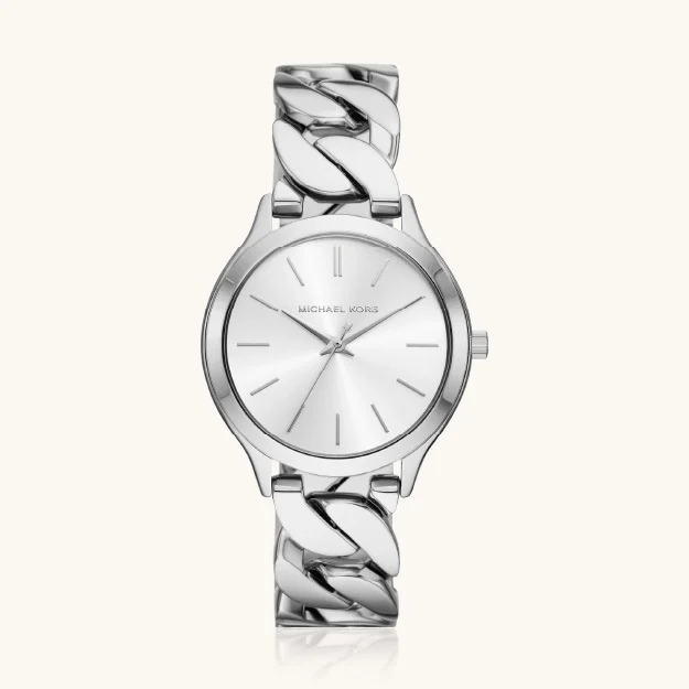 Michael Kors Runway Three-Hand Stainless Steel Watch