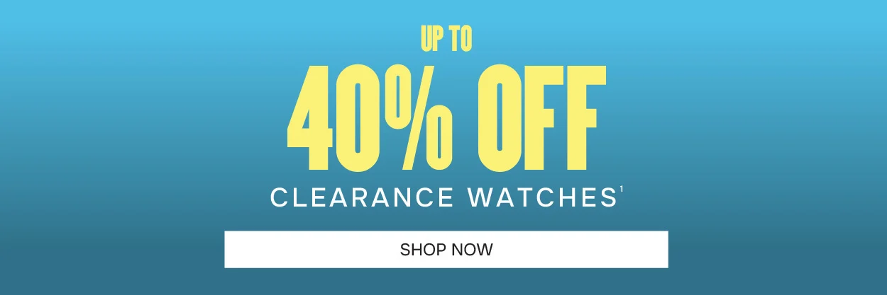 Up To 40% Off Clearance Watches