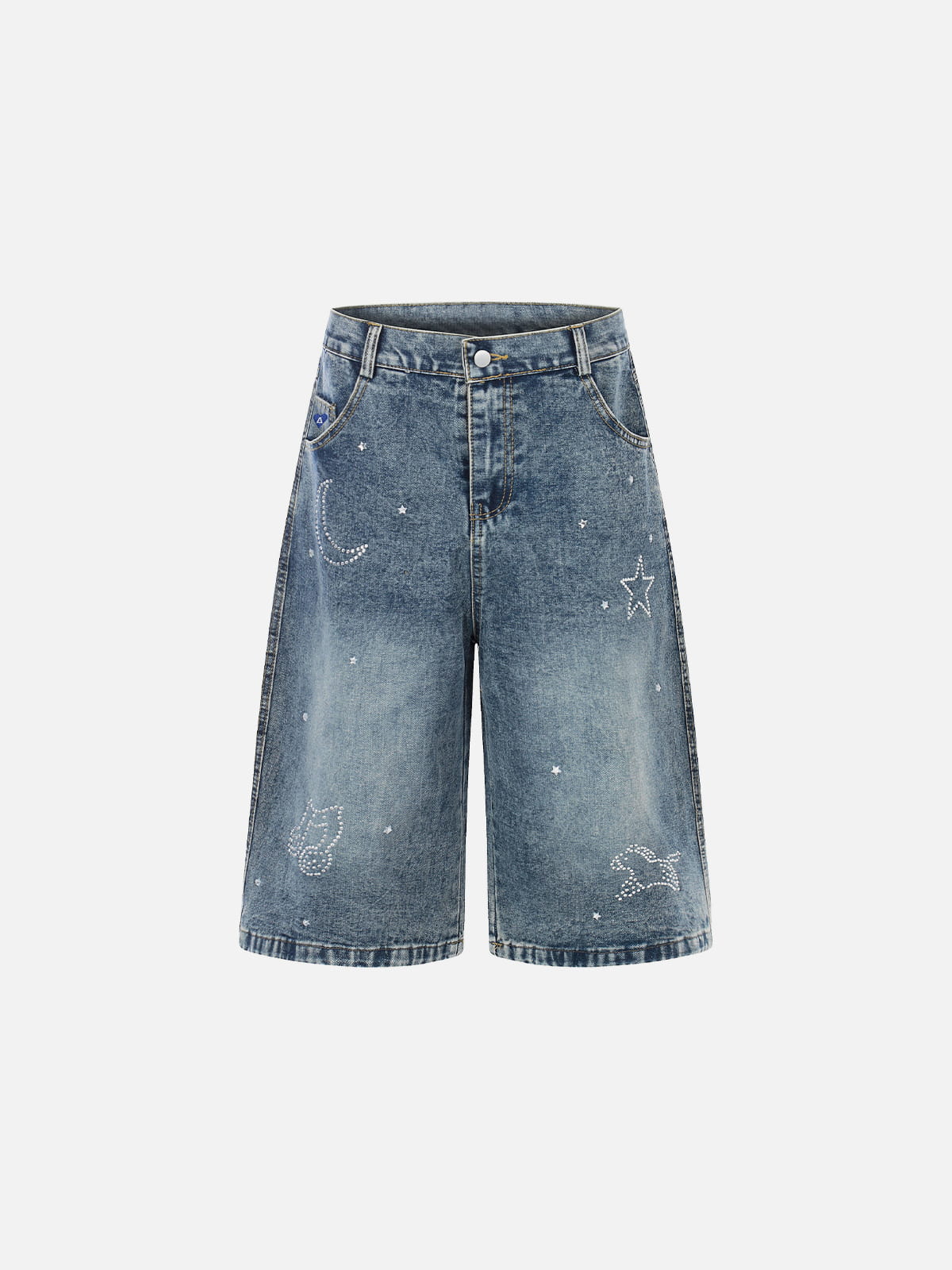 Aelfric Eden Rhinestone Longline Jorts