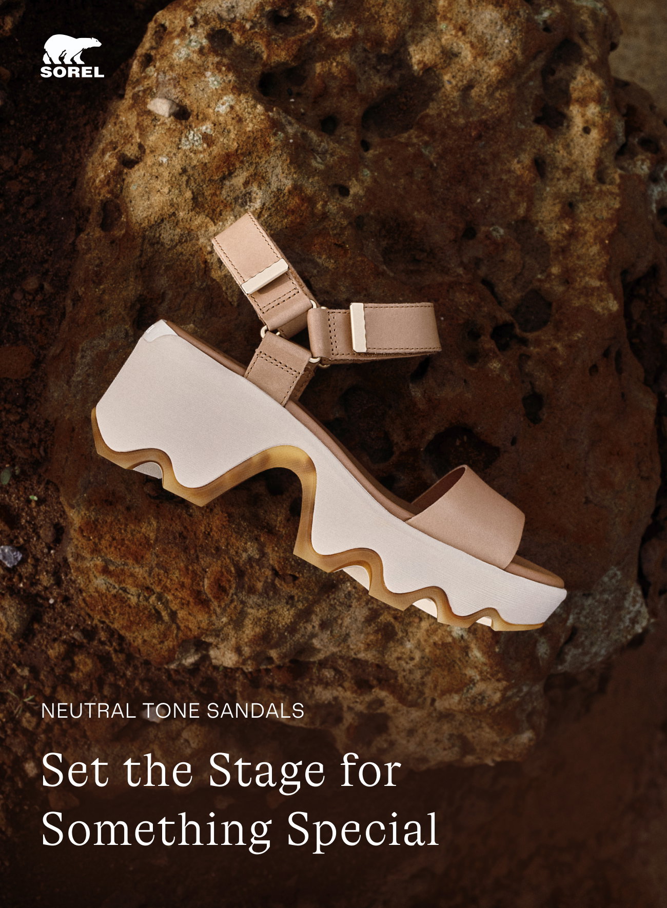 Kinetic Aura Y Strap Sandal