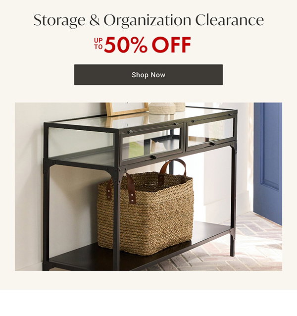 Storage & Organization Clearance - Up to 50% OFF - Shop Now