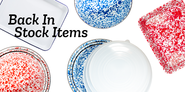 Shop the Back In Stock Enamelware
