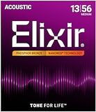 Elixir Phosphor Bronze Nanoweb Acoustic Guitar Strings