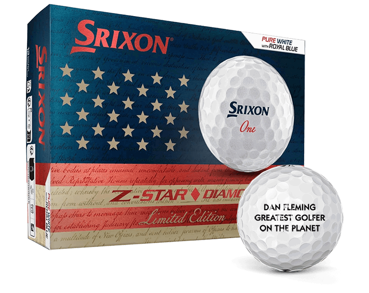 Srixon Z-Star Diamond 3 USA Limited Edition Golf Balls - Buy 2 DZ Get 1 DZ Free
