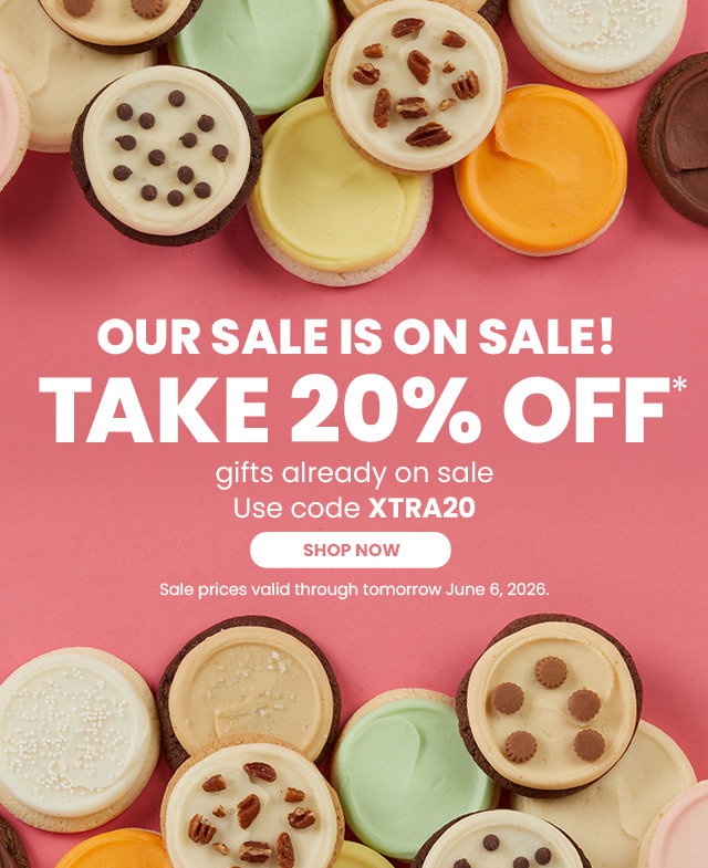 Our Sale Is on Sale! Take 20% off gifts already on sale  