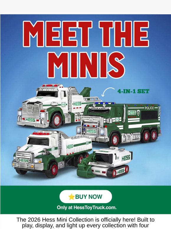 The New Hess Minis Are Here! 🎉
