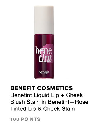 Benefit Cosmetics Benetint Liquid Lip + Cheek Blush Stain in Shade Benetint - rose tinted lip & cheek stain