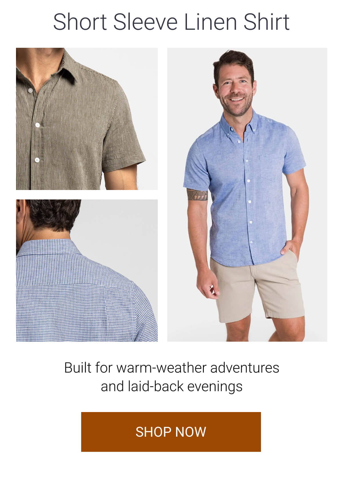 Short Sleeve Linen Shirt