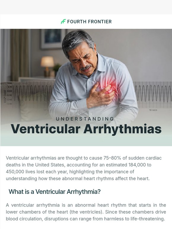 Did you know ventricular arrhythmias cause up to 450,000 deaths in the U.S. each year?