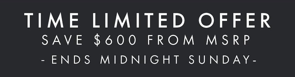 Time limited offer
