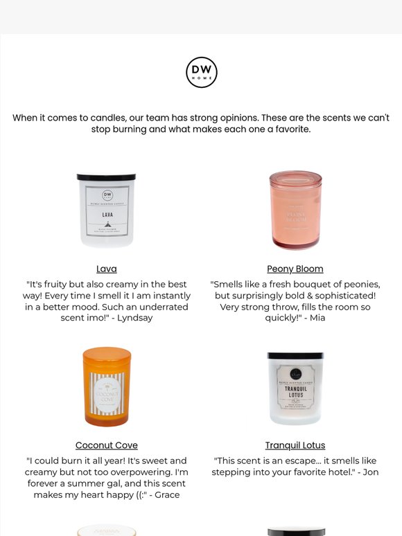 Staff Picks: Our All-Star Scents ⭐