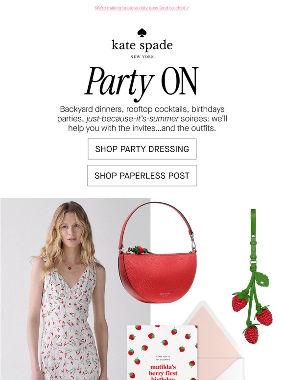 Start planning those summer parties 🎉