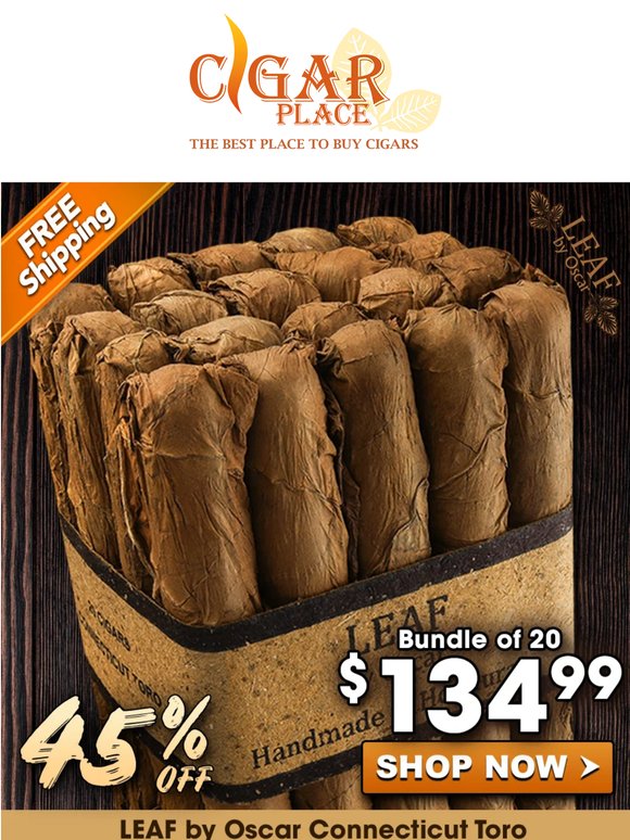 LEAF by Oscar Connecticut Toro 45% OFF + Free Shipping!