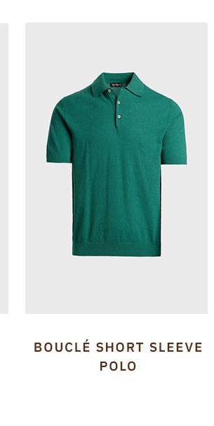 BOUCLE SHORT SLEEVE POLO