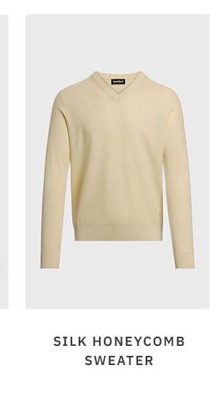 SILK HONEYCOMB SWEATER