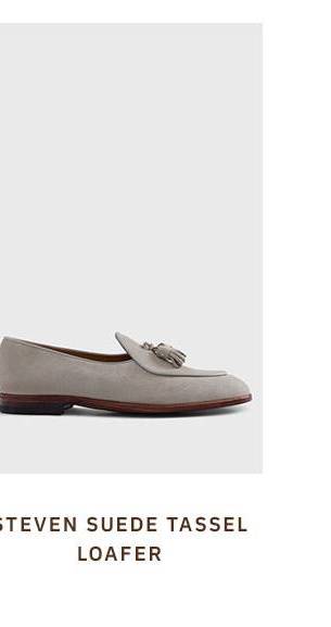 STEVEN SUEDE TASSEL LOAFER