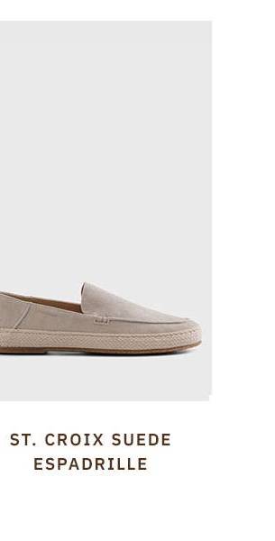 ST. CROIX SUEDE ESPADRILLE