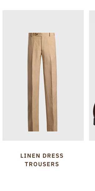 LINEN DRESS TROUSERS