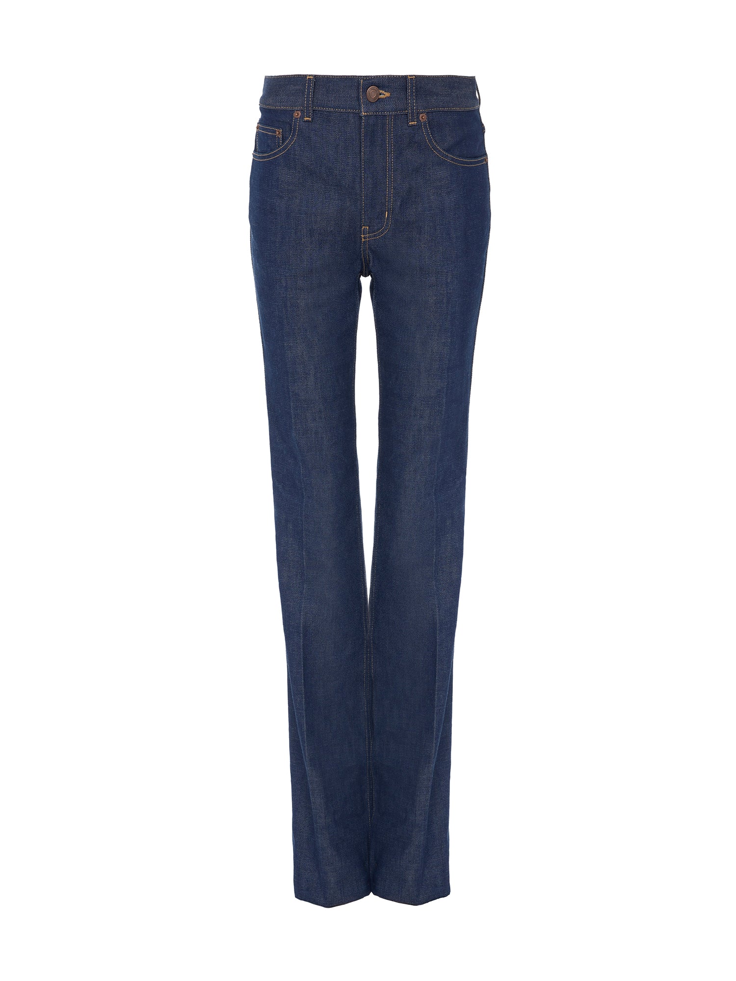 Image of High-Rise Straight Leg Jeans