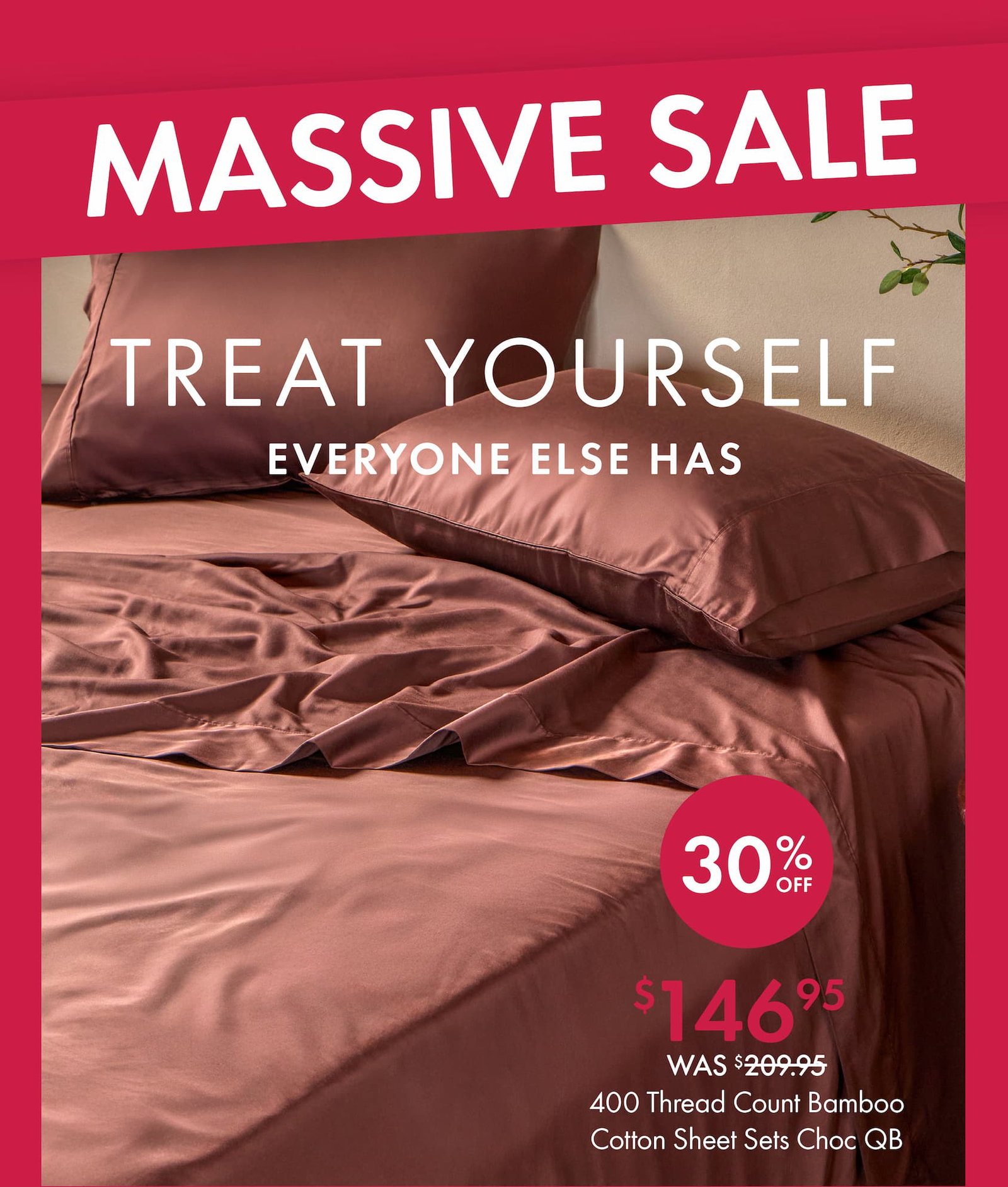 400 Thread Count Bamboo Cotton Sheet Set