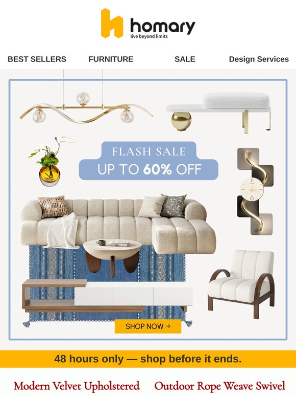 👉 Subscriber-Only Flash Sale: Up to 60% Off TV Stands, Sofas & More Picks!
