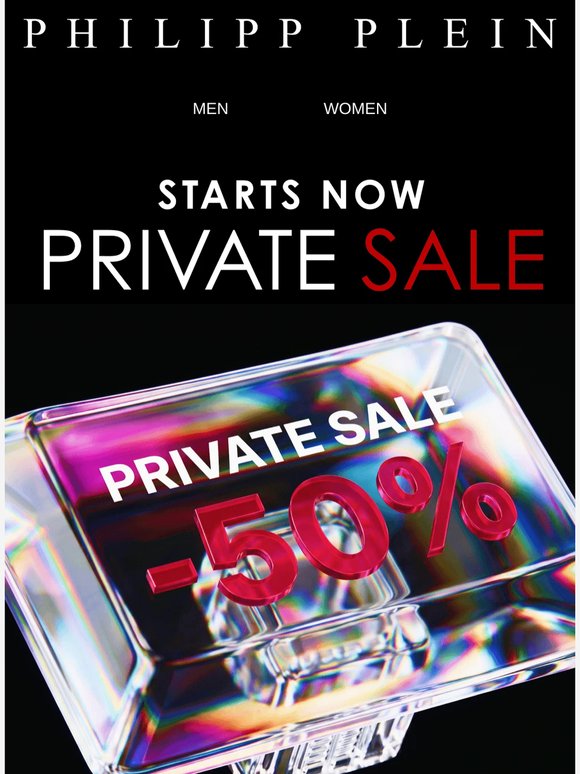Private Sale: 50% Off Starts Now