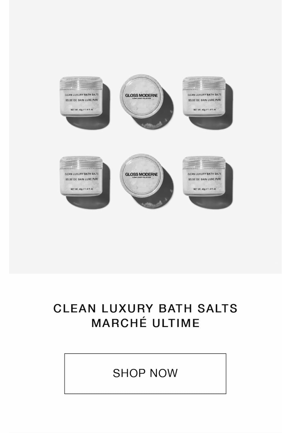 CLEAN LUXURY BATH SALTS - MARCHÉ ULTIME