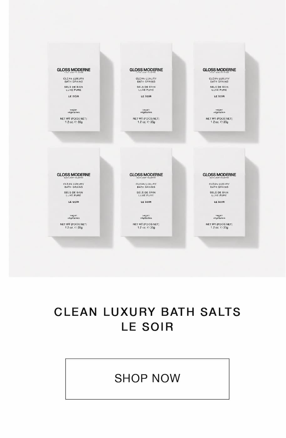 CLEAN LUXURY BATH SALTS - LE SOIR