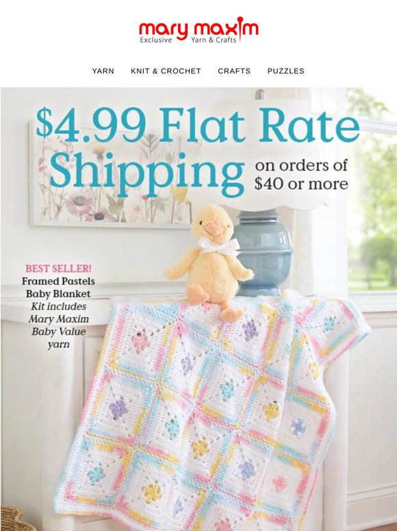 Stitch More, Spend Less with $4.99 Shipping