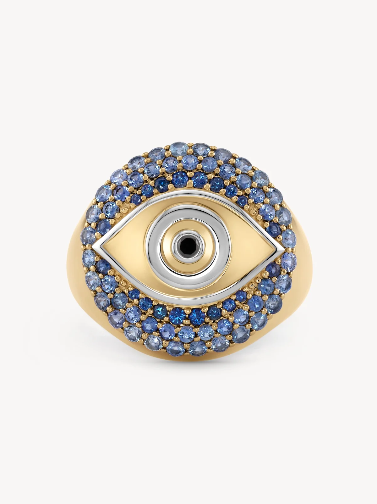 Image of Evil Eye Signet Ring