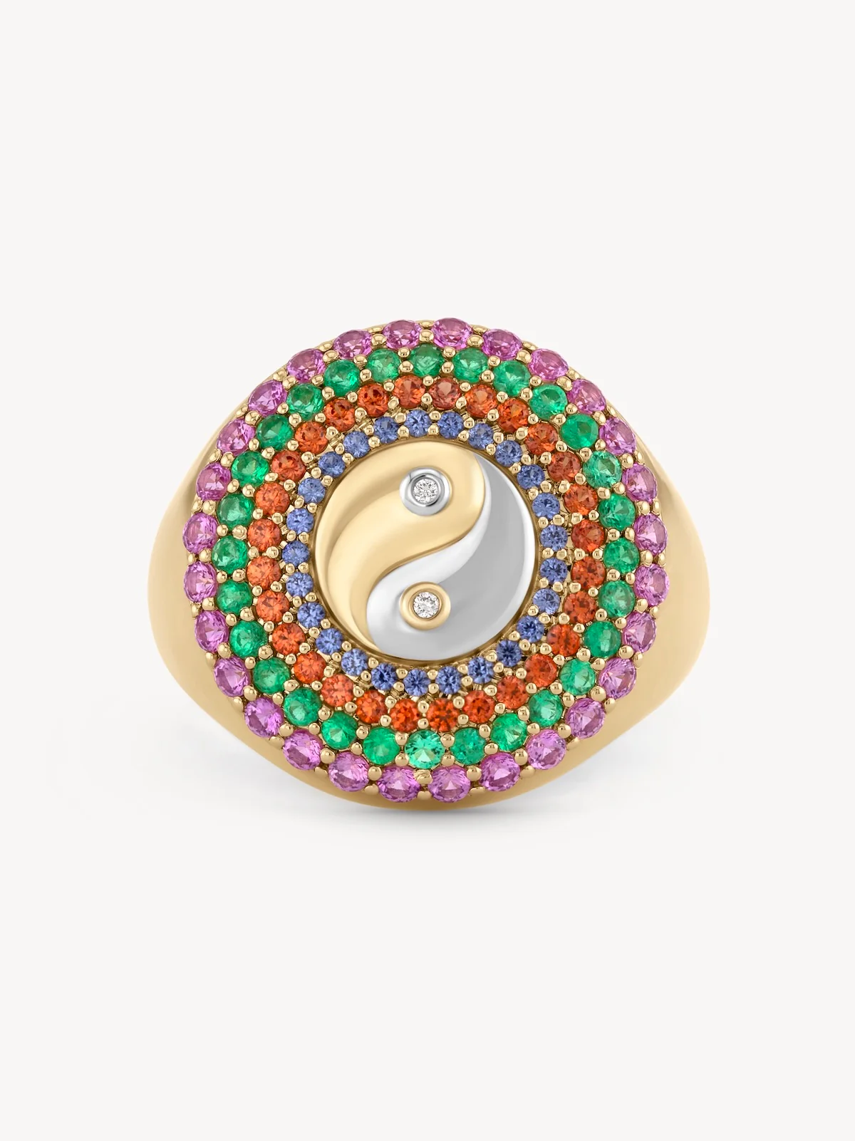 Image of Yin Yang Signet Ring