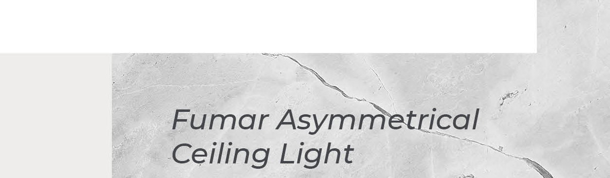 Fumar Asymmetrical Ceiling Light
