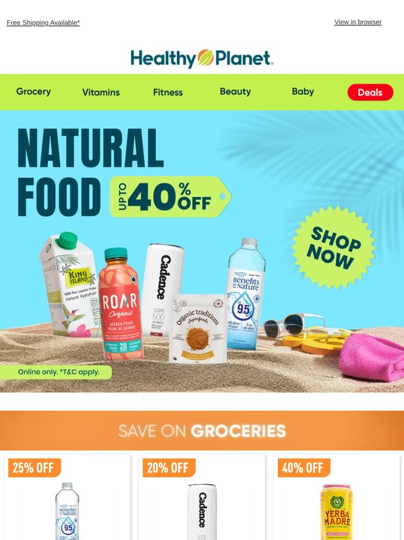 🌴 Early Summer Sale is LIVE: Up to 40% OFF hydration essentials!