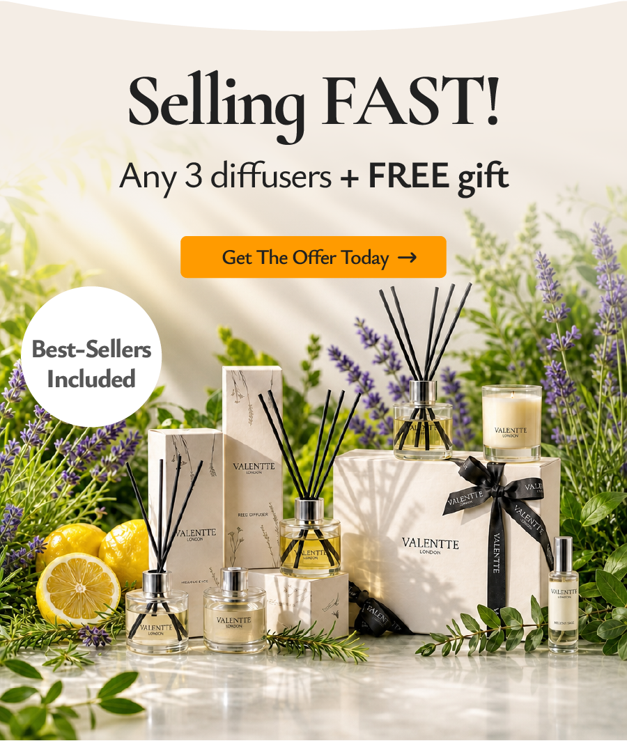 Get our fastest selling offer - choose any 3 diffusers and get a FREE gift box