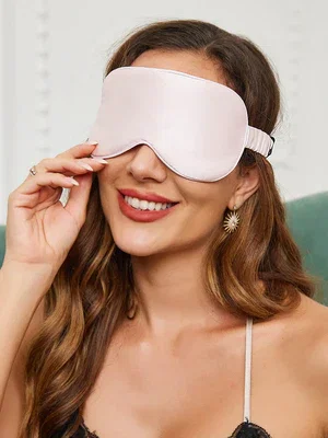 Image of Ultrazacht slaapmasker van pure zijde (19 momme)