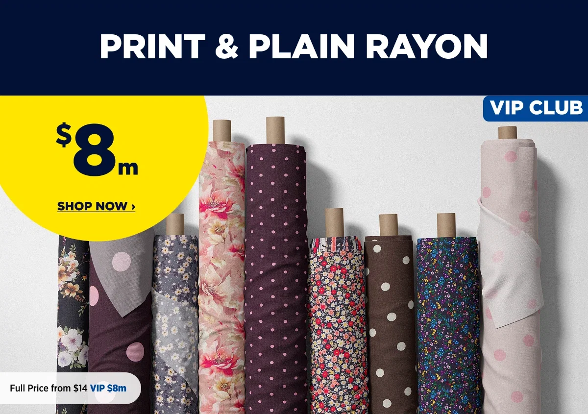 PRINT & PLAIN RAYON