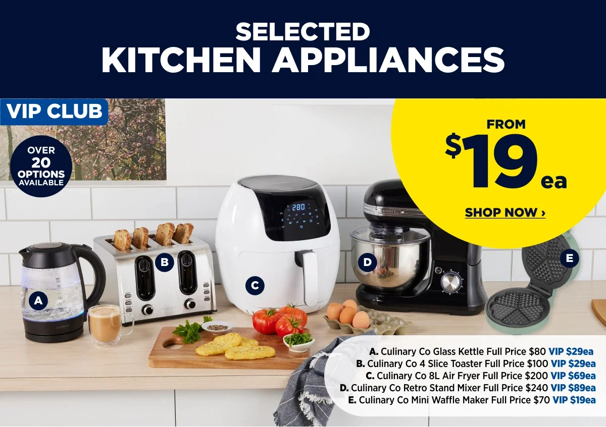 SELECTED KITCHEN APPLIANCES