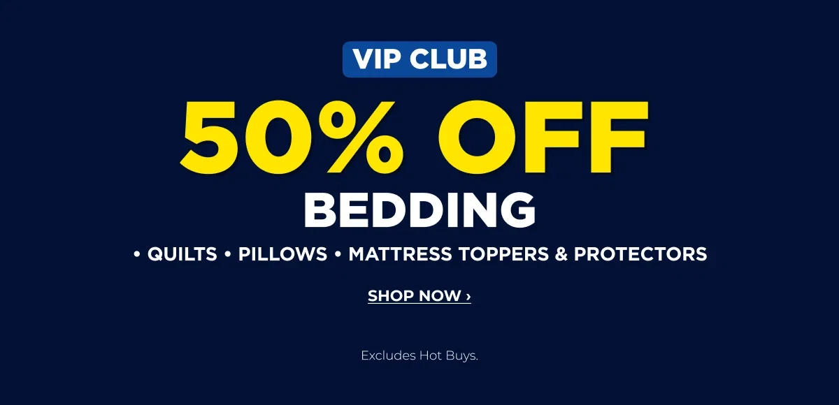 50% OFF BEDDING
