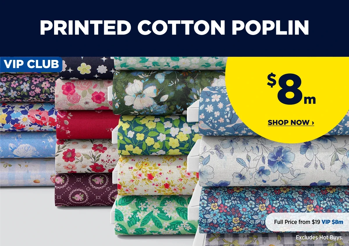 PRINTED COTTON POPLIN