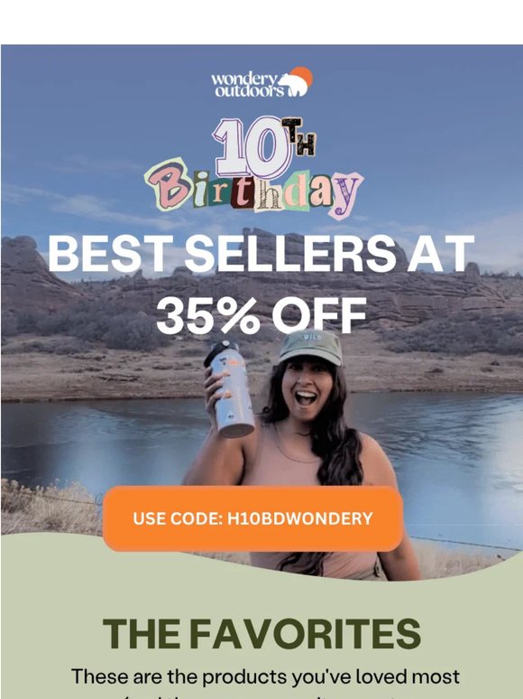 Your favorites are on sale 🎂