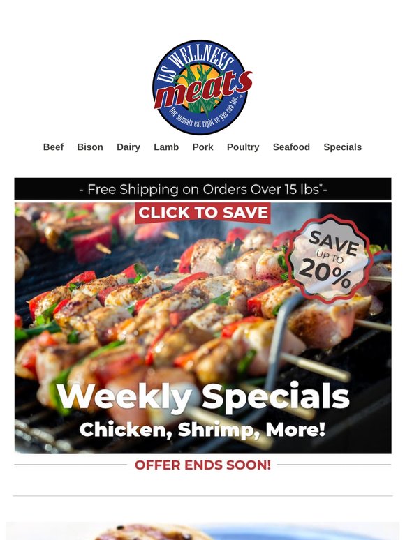 Fabulous Frugal Freezer Fillers - 20% OFF Specials