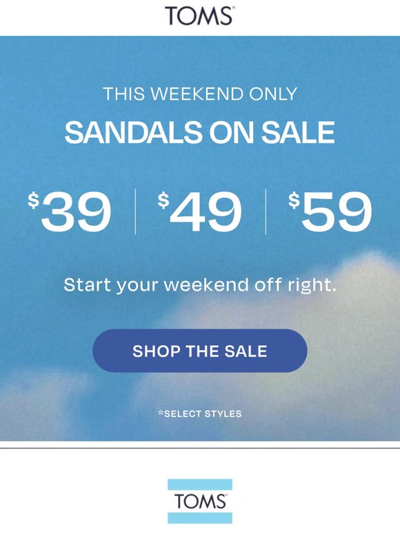 Don’t Miss These Sandal Savings