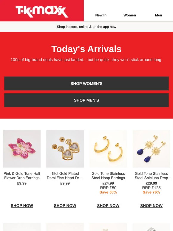 Warning: Today's Arrivals are UNMISSABLE 🚨