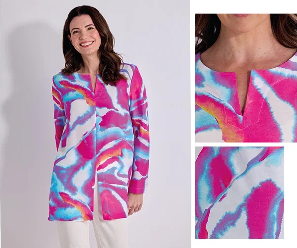 Luxury Cotton-Silk Tunic