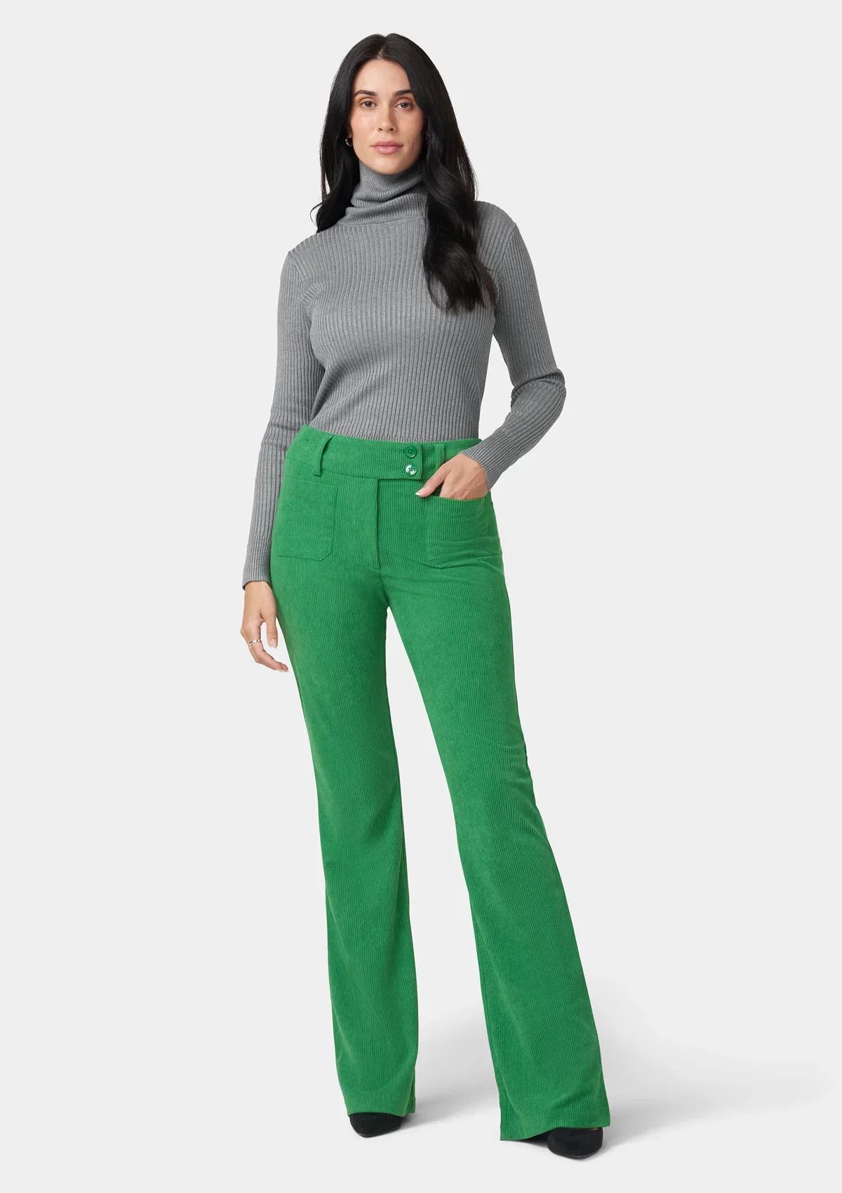 Image of Tall Kingston Corduroy Flare Pant
